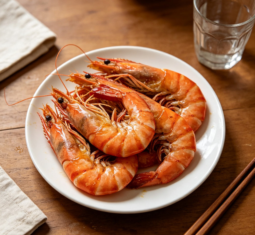 Delicious Whole Shrimp - Fresh, Grilled and Raw Options